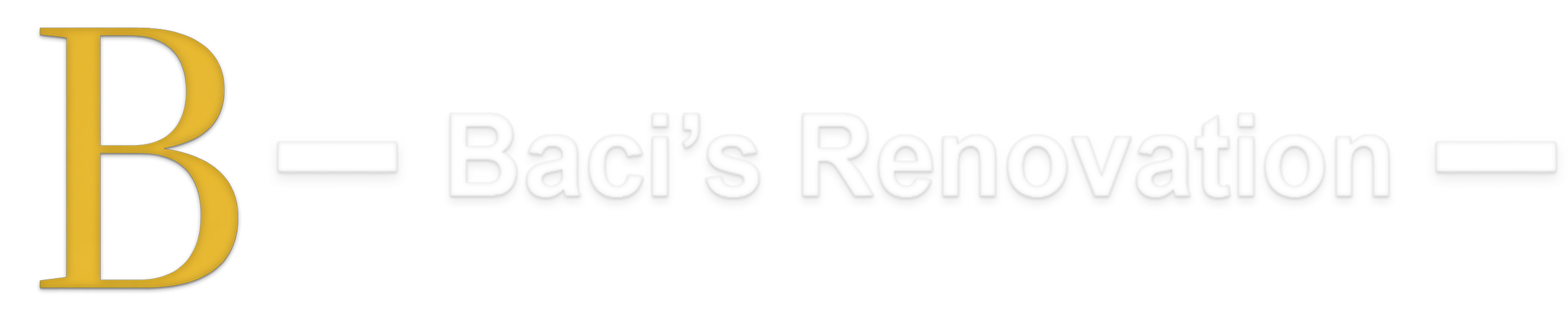 Baci's Renovation Logo